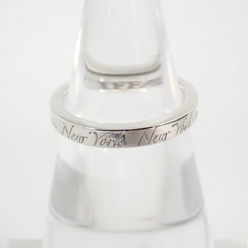 【中古】TIFFANY/ティファニー 925 ノーツ ナロー リング /11号/j131-8