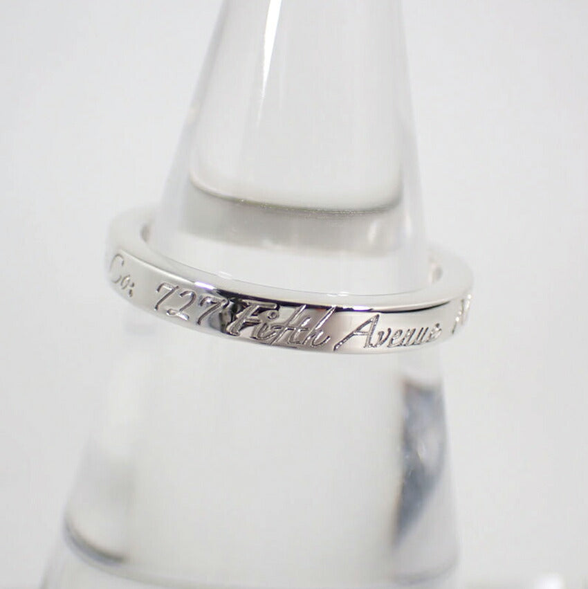 【中古】TIFFANY/ティファニー 925 ノーツ ナロー リング /11号/j131-8