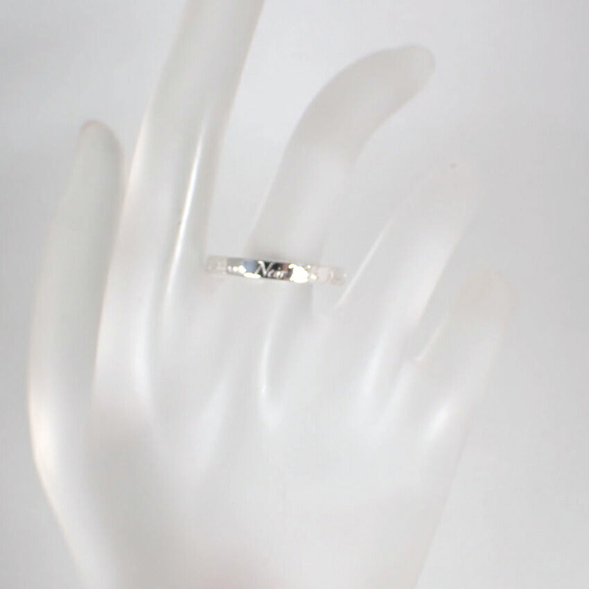 【中古】TIFFANY/ティファニー 925 ノーツ ナロー リング /11号/j131-8