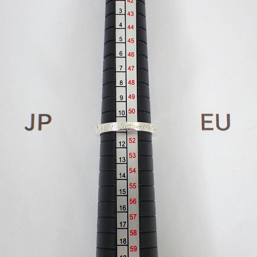 【中古】TIFFANY/ティファニー 925 ノーツ ナロー リング /11号/j131-8