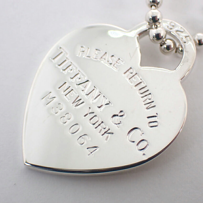 【中古】TIFFANY/ティファニー 925 リターントゥ ハートネックレス/j133-4