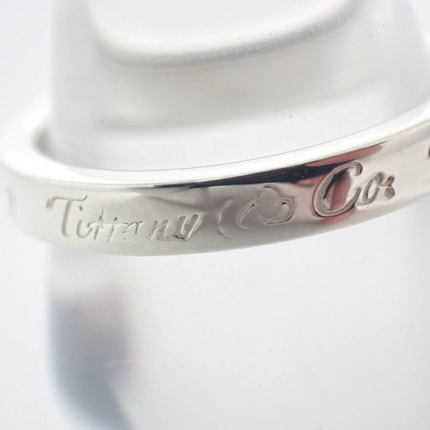【中古】TIFFANY/ティファニー 925 ノーツ ナロー リング /9号/j134-12