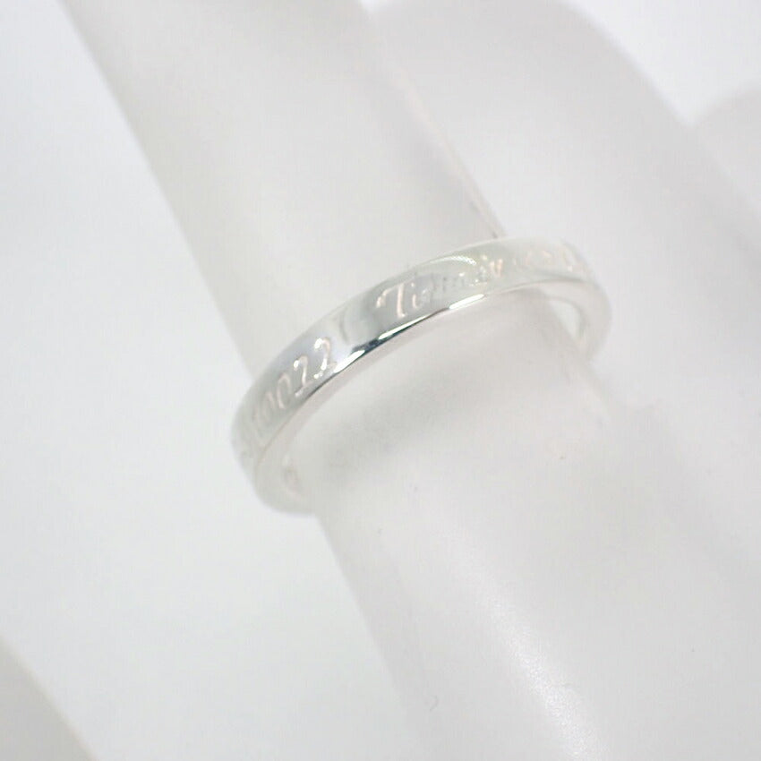 【中古】TIFFANY/ティファニー 925 ノーツ ナロー リング /9号/j134-12
