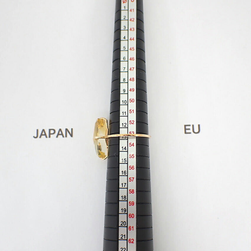 【中古】ノジェス/NOJESS K10 シトリン リング/13号/j135-42