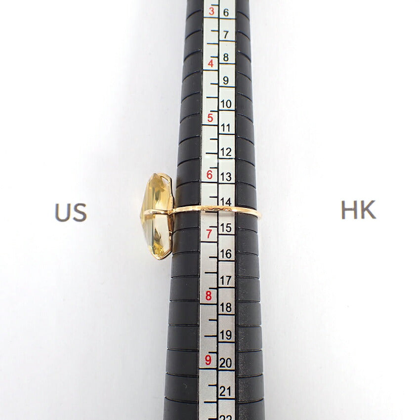 【中古】ノジェス/NOJESS K10 シトリン リング/13号/j135-42