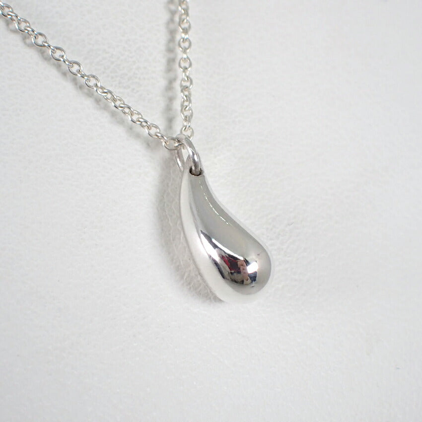 【中古】TIFFANY/ティファニー 925 PERETTI ティアドロップ ペンダント/ネックレス/j137-6
