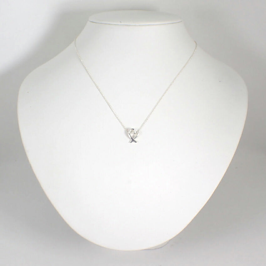 【中古】TIFFANY/ティファニー 925 ラビングハート ペンダント/ネックレス/j138-20