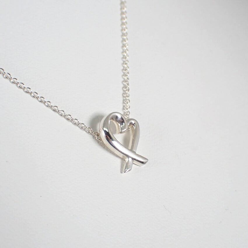 【中古】TIFFANY/ティファニー 925 ラビングハート ペンダント/ネックレス/j138-20