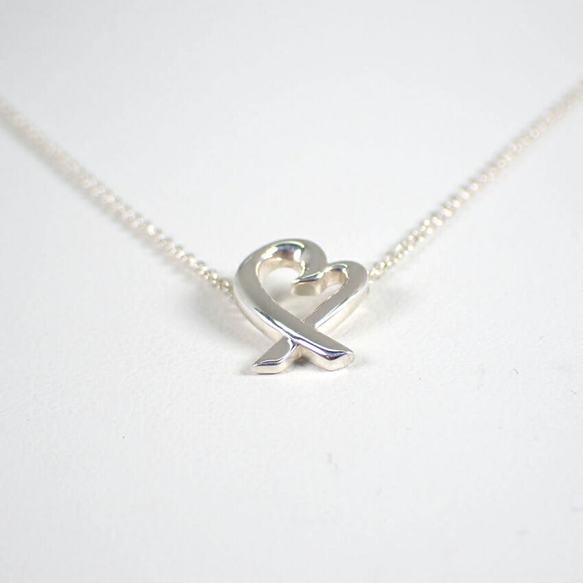 【中古】TIFFANY/ティファニー 925 ラビングハート ペンダント/ネックレス/j138-20