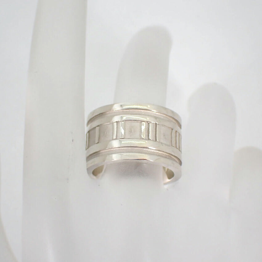 【中古】TIFFANY/ティファニー 925 アトラス ワイド リング /13.5号/j138-22