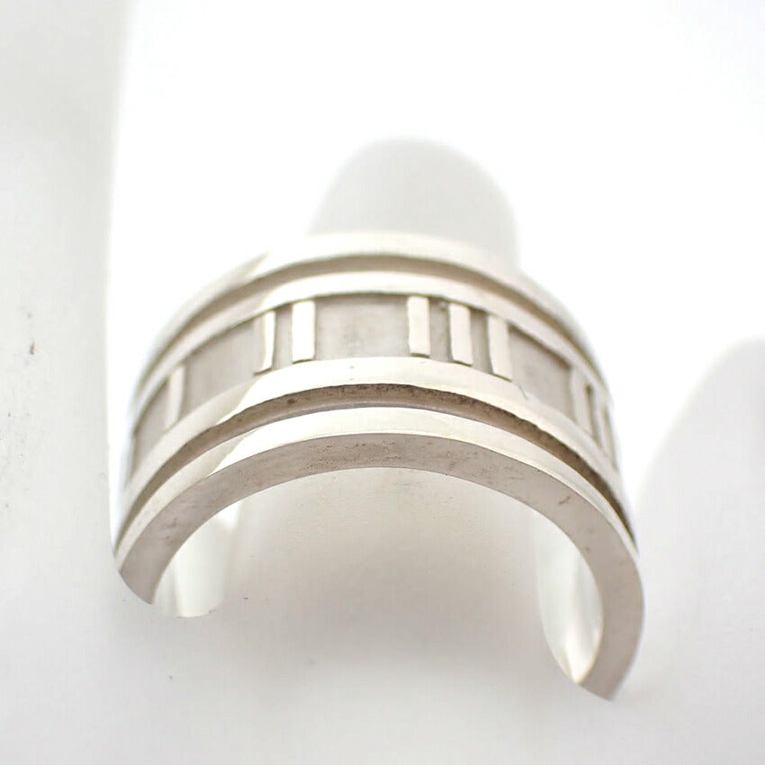 【中古】TIFFANY/ティファニー 925 アトラス ワイド リング /13.5号/j138-22
