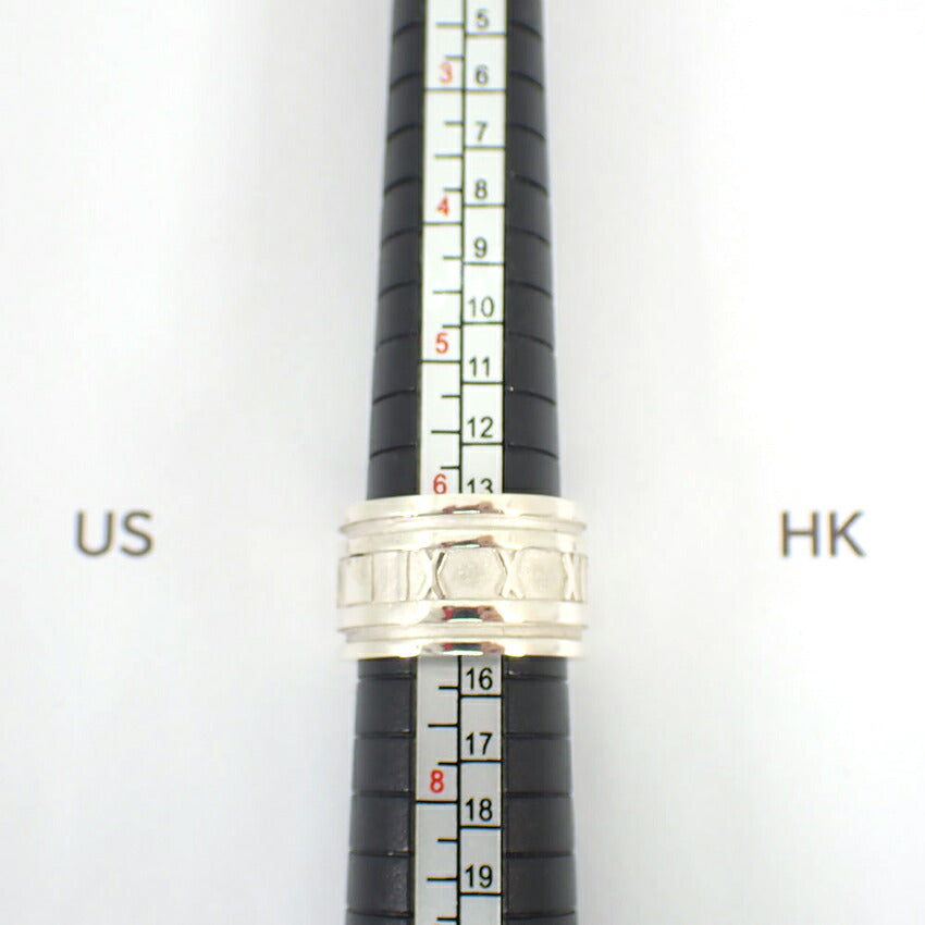【中古】TIFFANY/ティファニー 925 アトラス ワイド リング /13.5号/j138-22