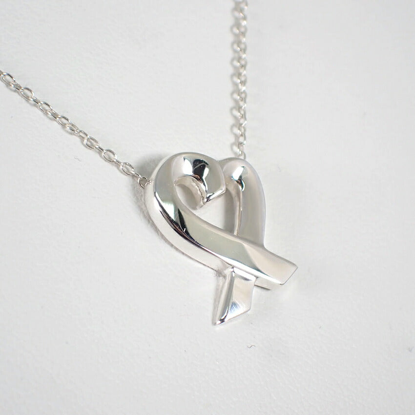 【中古】TIFFANY/ティファニー 925 ラビングハート ペンダント/ネックレス/j139-30
