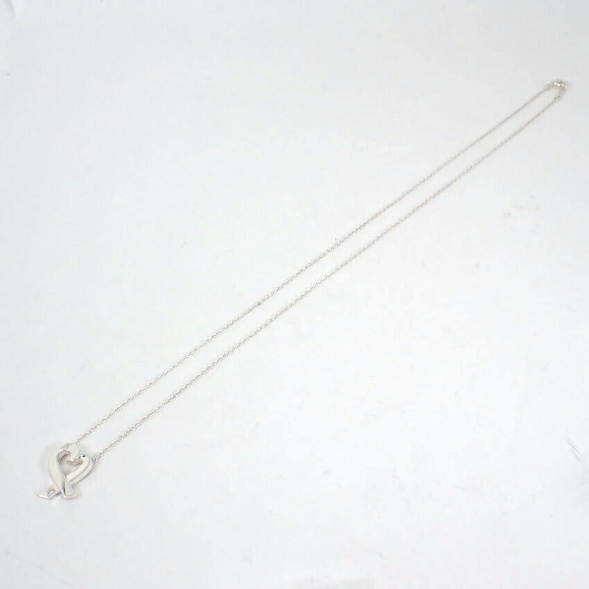 【中古】TIFFANY/ティファニー 925 ラビングハート ペンダント/ネックレス/j139-30