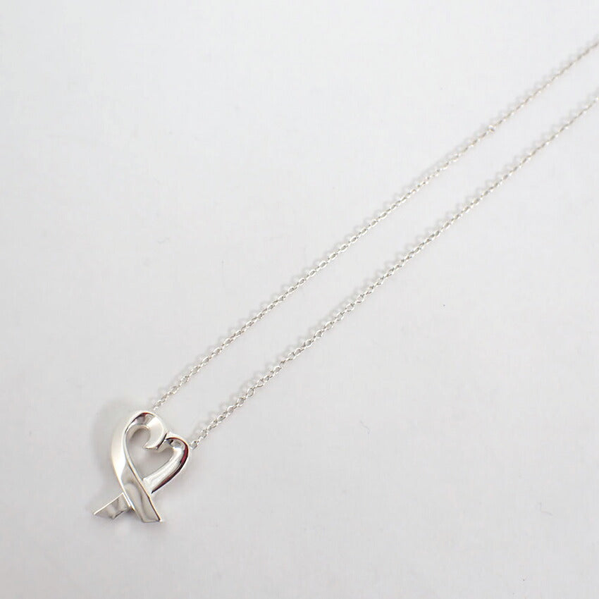 【中古】TIFFANY/ティファニー 925 ラビングハート ペンダント/ネックレス/j139-30