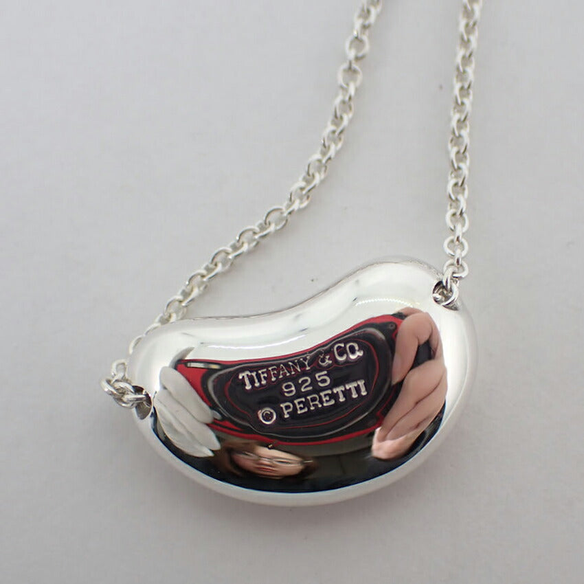【中古】TIFFANY/ティファニー 925 ビーン ペンダント/ネックレス/j139-39