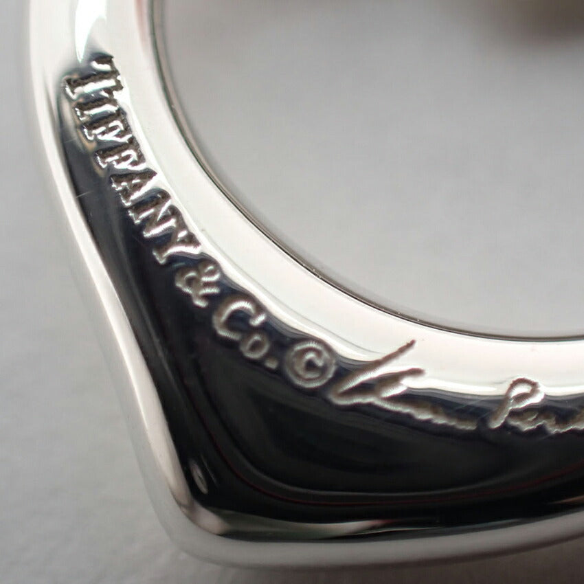 【中古】TIFFANY/ティファニー 925 オープンハート ペンダント/ネックレス/j14-10
