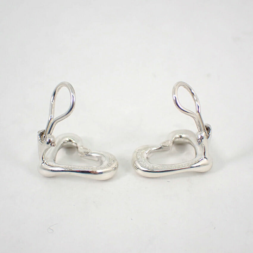 【中古】TIFFANY/ティファニー 925 オープンハート イヤリング/j140-44