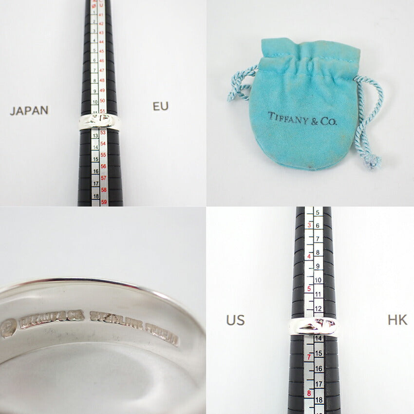 【中古】TIFFANY/ティファニー 925 ハート リング /12号/j140-45