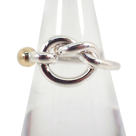 【中古】TIFFANY/ティファニー 925/750 ラブノット  リング /10号/j141-53