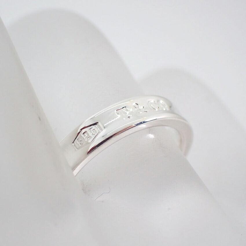 【中古】TIFFANY/ティファニー 925 1837 ナロー リング /9号/j141-55