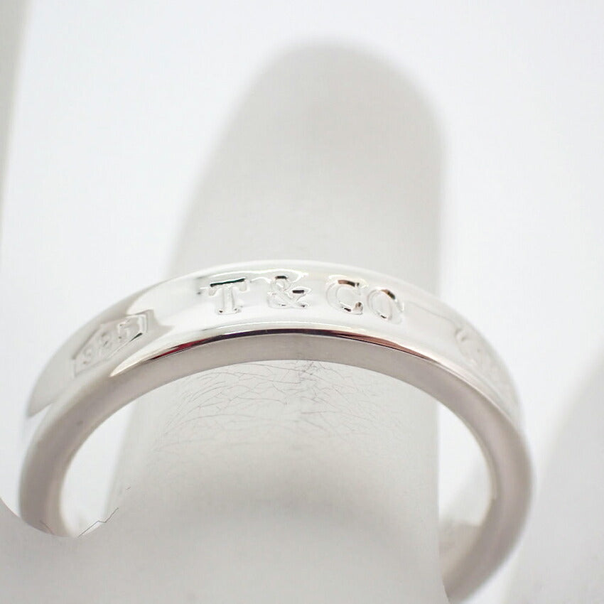 【中古】TIFFANY/ティファニー 925 1837 ナロー リング /9号/j141-55