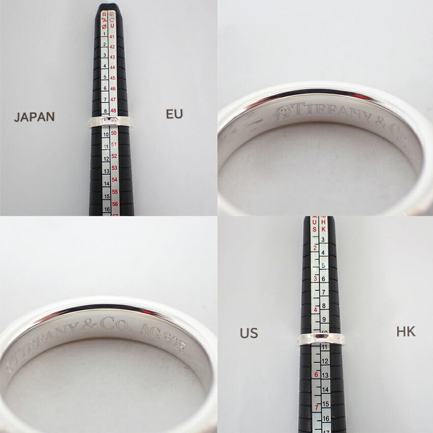 【中古】TIFFANY/ティファニー 925 1837 ナロー リング /9号/j141-55