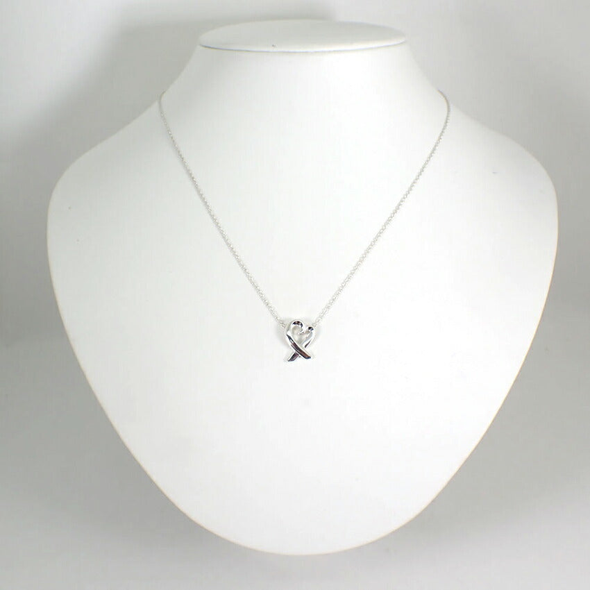 【中古】TIFFANY/ティファニー 925 ラビングハート ペンダント/ネックレス/j141-59