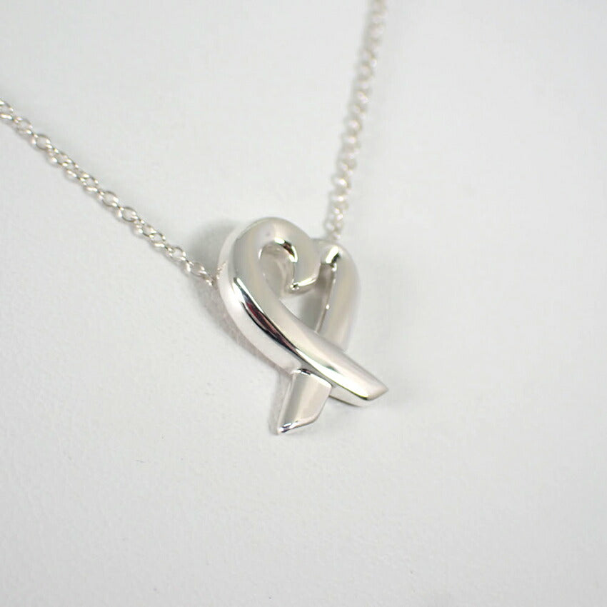 【中古】TIFFANY/ティファニー 925 ラビングハート ペンダント/ネックレス/j141-59