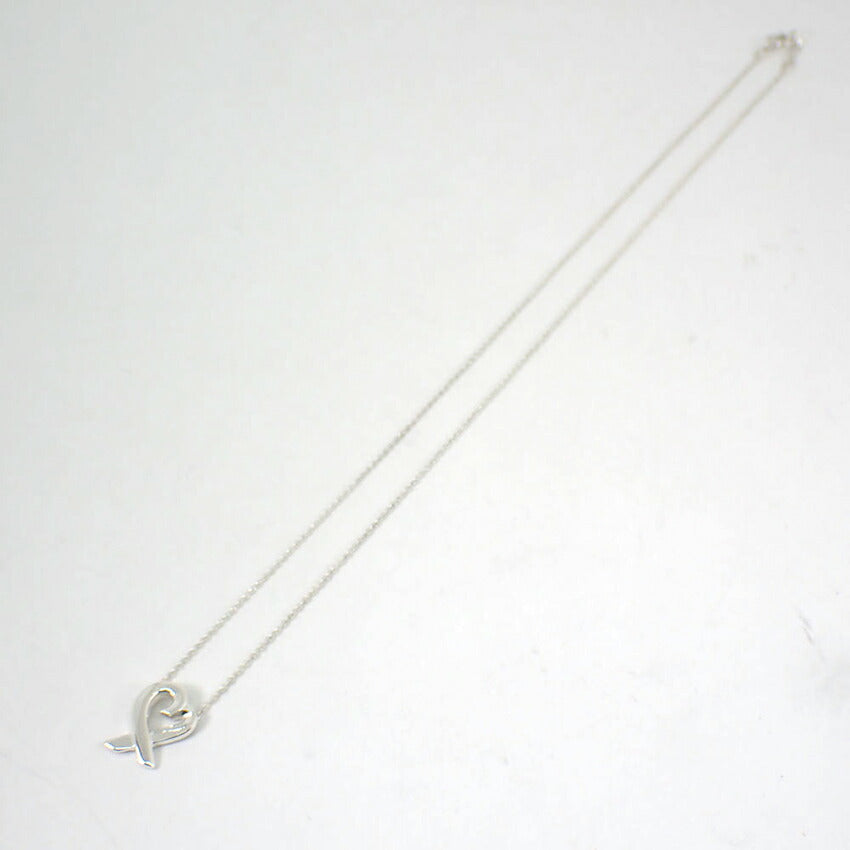 【中古】TIFFANY/ティファニー 925 ラビングハート ペンダント/ネックレス/j141-59