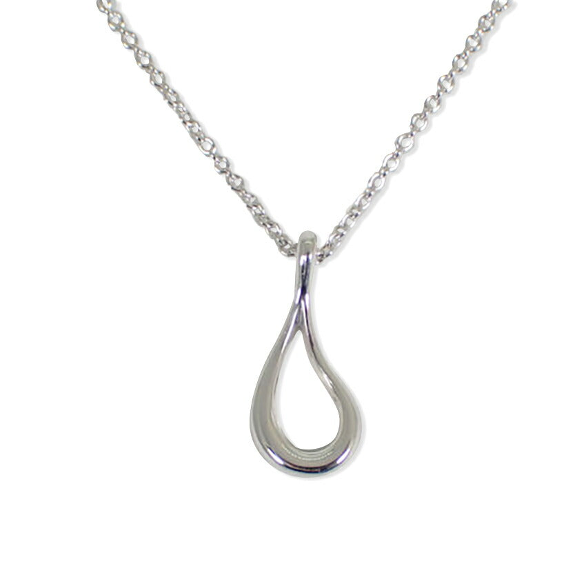 【中古】TIFFANY/ティファニー 925 オープンティアドロップ ペンダント/ネックレス/j142-60