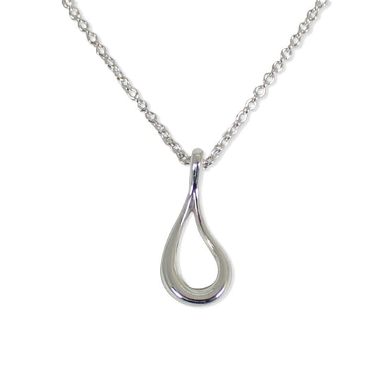 【中古】TIFFANY/ティファニー 925 オープンティアドロップ ペンダント/ネックレス/j142-60