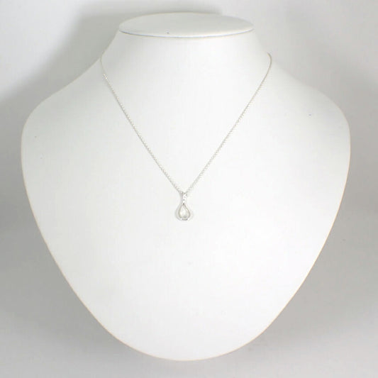 【中古】TIFFANY/ティファニー 925 オープンティアドロップ ペンダント/ネックレス/j142-60