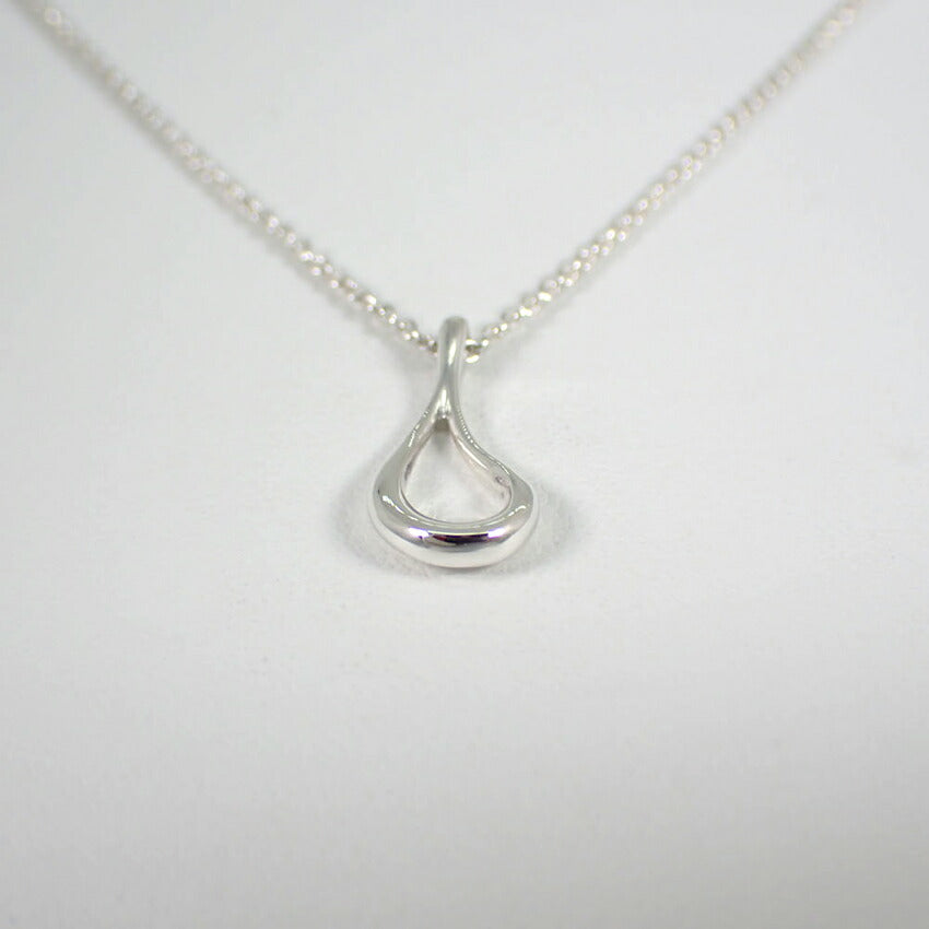 【中古】TIFFANY/ティファニー 925 オープンティアドロップ ペンダント/ネックレス/j142-60