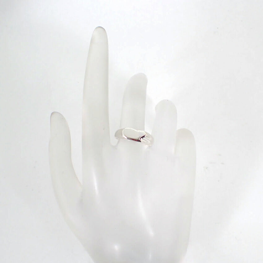 【中古】TIFFANY/ティファニー 925 シグネット ハート リング /11号/j142-62