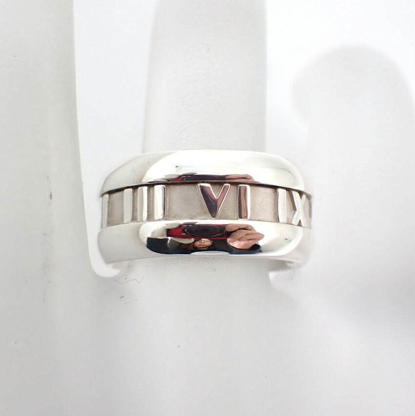 【中古】TIFFANY/ティファニー 925 アトラス ワイド リング/12.5号/j142-64