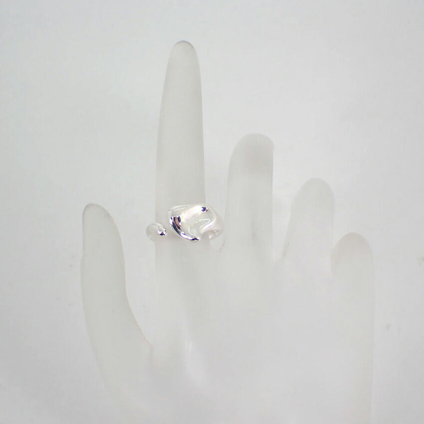 【中古】TIFFANY/ティファニー 925 フルハート リング /9号/j142-66