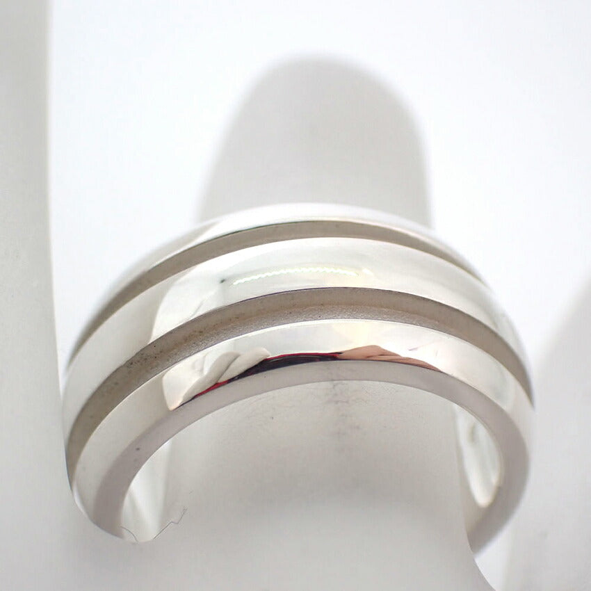 【中古】TIFFANY/ティファニー 925 ダブルライン リング /10号/j143-75
