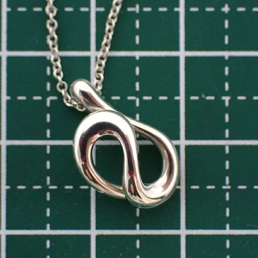 【中古】TIFFANY/ティファニー 925 エルサペレッティ ウェーブ ネックレス/j144-85