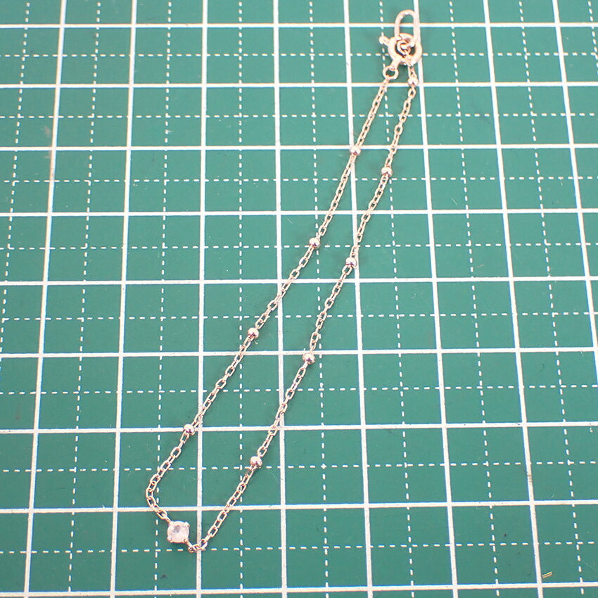 【中古】canal4℃ K10PG トパーズ ブレスレット/j145-3