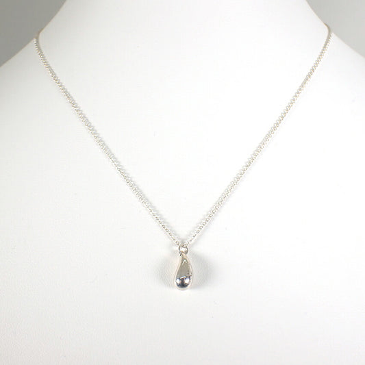 【中古】TIFFANY/ティファニー 925 ティアドロップ ペンダント/ネックレス/j145-6