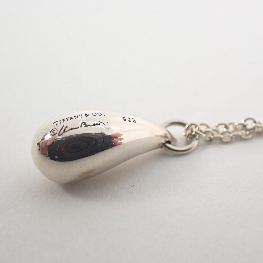 【中古】TIFFANY/ティファニー 925 ティアドロップ ペンダント/ネックレス/j145-6