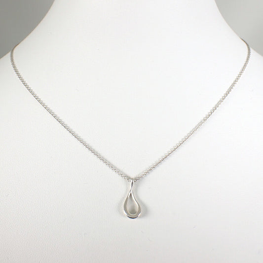 【中古】TIFFANY/ティファニー 925 オープンティアドロップ ペンダント/ネックレス/j145-8