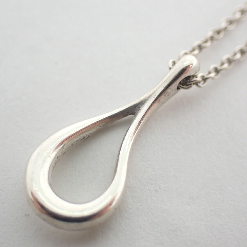 【中古】TIFFANY/ティファニー 925 オープンティアドロップ ペンダント/ネックレス/j145-8