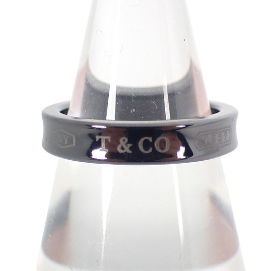 【中古】TIFFANY/ティファニー ブラックチタン 1837 リング /10号/j146-5