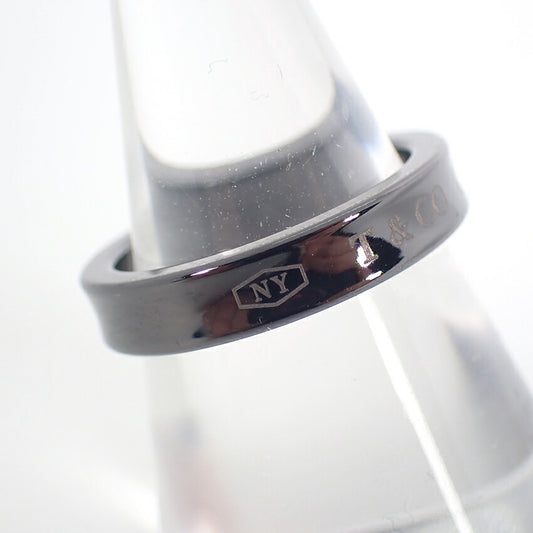 【中古】TIFFANY/ティファニー ブラックチタン 1837 リング /10号/j146-5