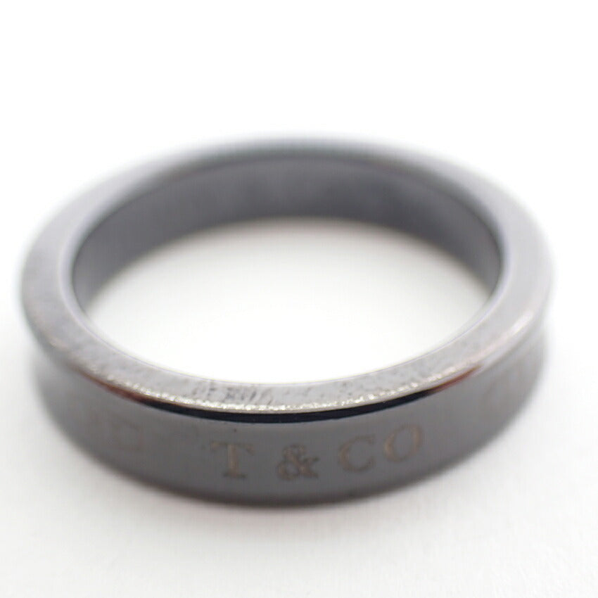 【中古】TIFFANY/ティファニー ブラックチタン 1837 リング /10号/j146-5