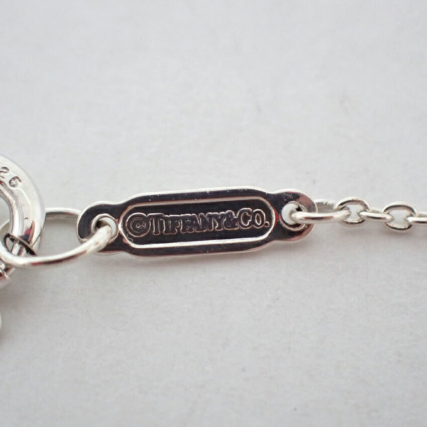【中古】TIFFANY/ティファニー 925 オープンハート ペンダント/ネックレス/j147-72
