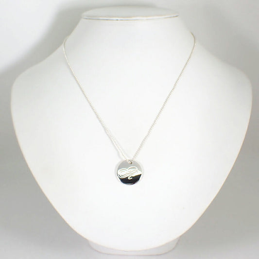 【中古】TIFFANY/ティファニー/Ag925/イニシャル/A/ペンダント/ネックレス/j147-75