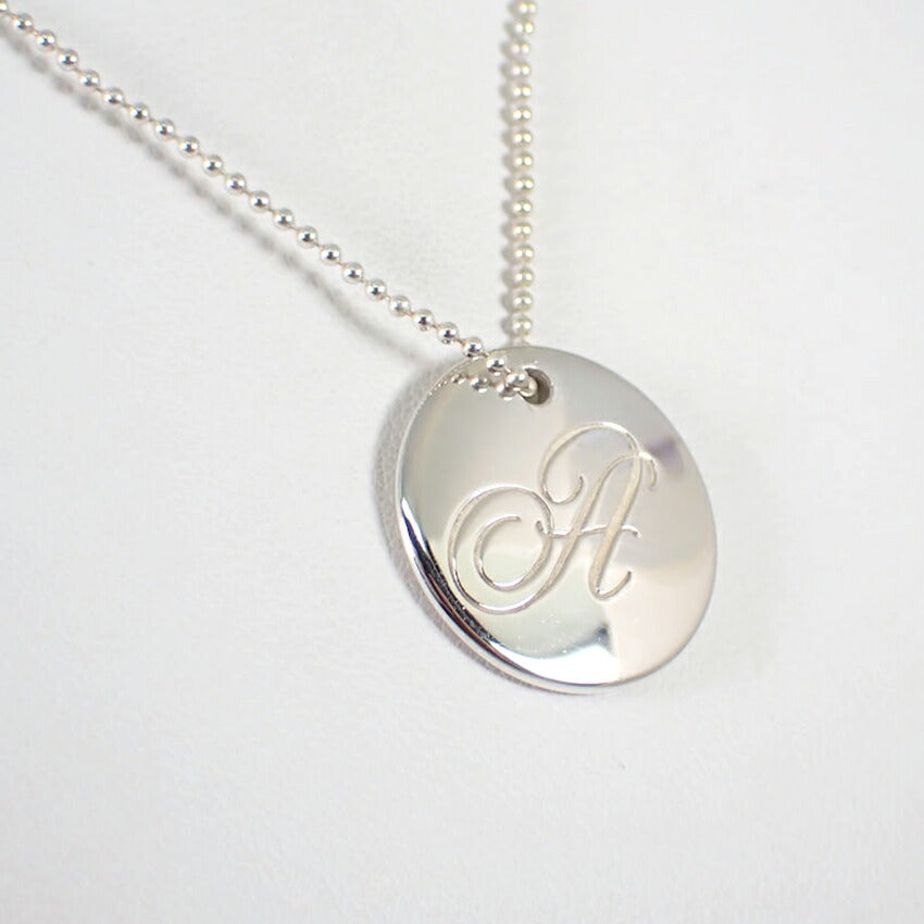 【中古】TIFFANY/ティファニー/Ag925/イニシャル/A/ペンダント/ネックレス/j147-75